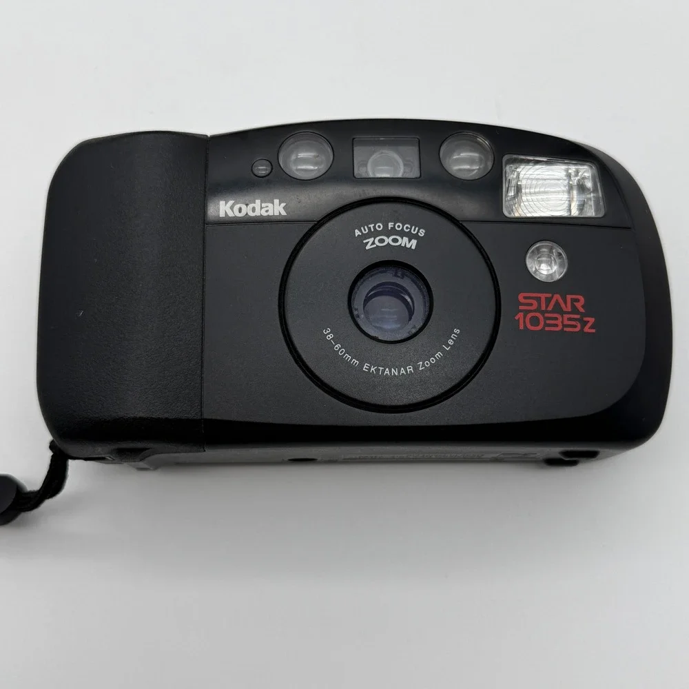 Kodak Star 1035z 35mm Film Camera Black Ektanar Zoom Lens Case Logic Bag